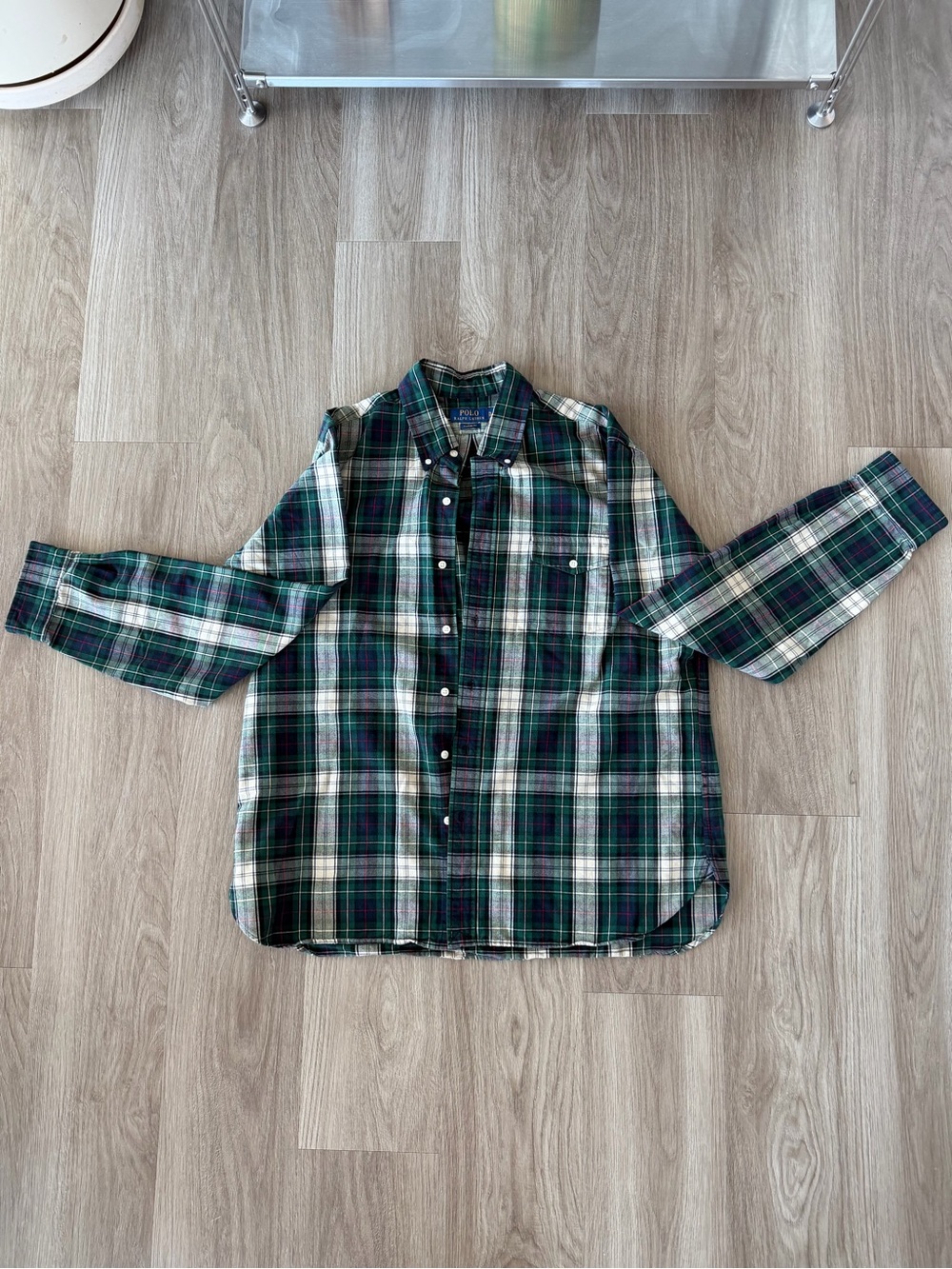 Polo Ralph Lauren Green Plaid Shirt